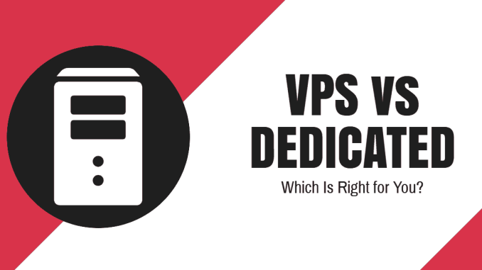 Shared Hosting vs. VPS Hosting vs. Dedicated Server