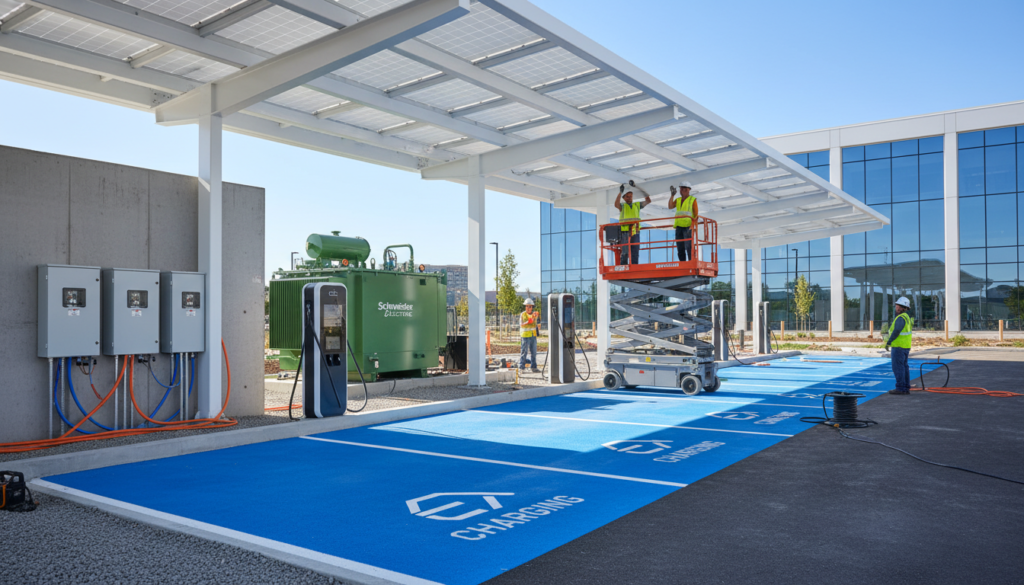 Electrical infrastructure, including dedicated transformers and safety panels, forms a major part of the initial capital expenditure.